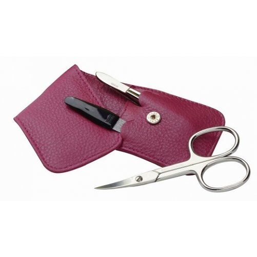 Trousse manucure rose 3 pices ERBE Solingen